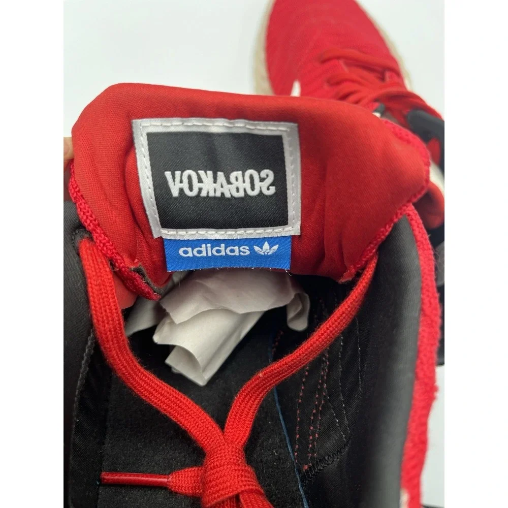 Adidas‎ Sobakov Scarlet Red Gum Mens 11 Terrace Soccer FIFA Blokecore Shoes
